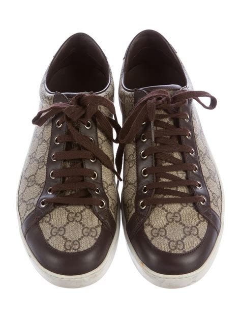 gucci sneakers supreme gg|gg supreme low top sneakers.